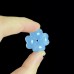 Crystal Clover Pendant Blue Chalcedony Mini Clover Charm DIYJewelry Making Reiki Gift