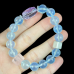 10.5mm Natural Aquamarine Crystal Beads Bracelet Healing DIY Jewelery Accessory Energy Dainty Gifts