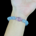 10.5mm Natural Aquamarine Crystal Beads Bracelet Healing DIY Jewelery Accessory Energy Dainty Gifts