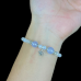 6mm Natural Moonstone Crystal Beads Bracelet Healing Jewelery Accessory DIY Starfish Blue Flash Energy Gifts for Girls Dainty