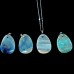 Natural Crystal Amazonite Stone Teardrop Shape Pendant for Necklace Healing