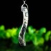 Natural Crystal Crocodile Jasper Teardrop Shape Pendant for Necklace Healing