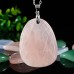 Natural Crystal Quartz Teardrop Shape Tongue Pendant for Necklace Jewelry