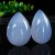 Natural Crystal Teardrop Pendant for Necklace Blue Chalcedony Reiki Healing 1PC