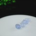 20x14x12mm Blue Chalcedony Oval Shape Pendant Natural Crystal Jewelry Healing