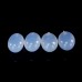 20x14x12mm Blue Chalcedony Oval Shape Pendant Natural Crystal Jewelry Healing