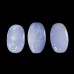 30-40g Massage SPA Relax Stone Blue Chalcedony Natural Crystal Agate Energy Stone