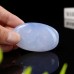 60-70g Massage SPA Relax Stone Blue Chalcedony Natural Crystal Agate Energy Stone