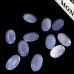 10-15g 1.5" Blue Chalcedony Palm Worry Stone Natural Crystal Quartz Healing