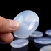 15-20g 1.7" Blue Chalcedony Palm Worry Stone Natural Crystal Quartz Healing