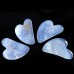 Natural Stone Blue Chalcedony Gua Sha Board Face Sculpting Tool Facial Massage