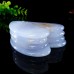 Natural Stone Blue Chalcedony Gua Sha Board Face Sculpting Tool Facial Massage