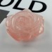 Gemstone Crystal Rose Carving for Jewelry Making, Reki Healing Crystal Rose Accessoires