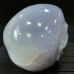 2.6LB Blue Chalcedony Skull Hand Carved Realistic Skull Crystal Collections Home Office Decor