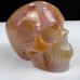 2.0“ Natural Goede Chalcedony Jasper Skull, Mineral Carved Crystal Skull, Quartz Rock Crystal Skull for Decor