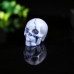 Stunning 2.0" Blue Aventurine Carved Crystal Skull - A Unique and Eye-Catching Addition to Your Collection