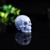 Stunning 2.0" Blue Aventurine Carved Crystal Skull - A Unique and Eye-Catching Addition to Your Collection