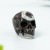 1.75" Realistic Skull Hand Carved Red Crazy Lace Agate Quartz Natural Crystal Statue Healing Sculpture