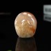 2" Realistic Skull Hand Carved Sakura Agate Quartz Stone Natural Crystal Statue Healing Sculpture