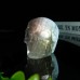 3" Realistic Skull Hand Carved Fluorite Agate Quartz Stone Natural Crystal Statue Healing Sculpture