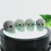 2.2" Skull Fluorite Quartz Stone Carved Natural Crystal Chakra Healing Statue Stone Sculpture