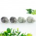 2.2" Skull Fluorite Quartz Stone Carved Natural Crystal Chakra Healing Statue Stone Sculpture