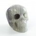 2.2" Skull Fluorite Quartz Stone Carved Natural Crystal Chakra Healing Statue Stone Sculpture