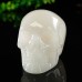 1.73" Skull Pink Quartz Stone Hand Carved Natural Crystal Chakra Healing Statue Stone Sculpture