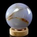 130mm Blue Chalcedony Sphere Energy Ball Natural Chakra Healing Crystal