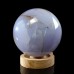 130mm Blue Chalcedony Sphere Energy Ball Natural Chakra Healing Crystal