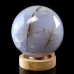 130mm Blue Chalcedony Sphere Energy Ball Natural Chakra Healing Crystal