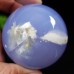 Wholesale 30mm-60mm Blue Chalcedony Sphere Energy Ball Natural Crystal Statue Healing 1KG