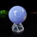 Wholesale 30mm-60mm Blue Chalcedony Sphere Energy Ball Natural Crystal Statue Healing 1KG