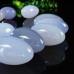 Wholesale Blue Chalcedony Egg Healthy Energy Stone Natural Crystal Healing Meditation 1KG