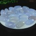 Wholesale Blue Chalcedony Oval Egg Healthy Energy Stone Natural Crystal Healing Meditation 1KG