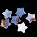 Wholesale 30/40mm Star Hand Carved Blue Chalcedony Natural Crystal Quartz DIY Craft 1KG