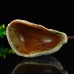 4.3" Natural Yellow Chalcedony Jasper Hand Carved Bowl Home Decor Reiki Healing