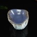 3.9" Natural Blue Chalcedony Hand Carved Bowl Home Decor Reiki Healing