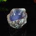 3.7" Natural Blue Chalcedony Hand Carved Bowl Home Decor Reiki Healing