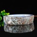 1000g 6.7" Natural Blue Chalcedony Cigarette Ashtray Container Natural Crystal