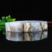 1000g 6.7" Natural Blue Chalcedony Cigarette Ashtray Container Natural Crystal