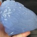 New A+ Level Blue Chalcedony Crystal Angel Bless Sculpture Meditation Hand Carved Reiki Healing Decoration