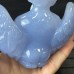 New A+ Level Blue Chalcedony Crystal Angel Bless Sculpture Meditation Hand Carved Reiki Healing Decoration