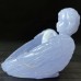 New A+ Level Blue Chalcedony Crystal Angel Bless Sculpture Meditation Hand Carved Reiki Healing Decoration