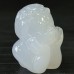 New Crystal Blue Chalcedony Cute Baby Angel Figurine Hand Carved Natural Quartz Crystal Reiki Healing Office Ornament