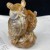 4.6‘’ Crystal Owl Chalcedony Japser Owl Statue Geode Carving Hand Carved Aniimal Figurines Art Ctafts Home Decor Reiki Healing