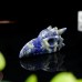 2.5" Phoenix Bird Head Skull Sodalite Stone Hand Carved Natural Crystal Statue Quartz