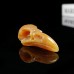 2.5" Ravens Skull Carved Yellow Chalcedony Jasper Natural Crystal Statue Healing