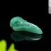 2.5" Ravens Skull Carved Green Aventurine Quartz Stone Natural Crystal Statue