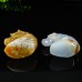 2" Unicorn Chalcedony Hand Carved Natural Crystal Quartz Chakra Healing